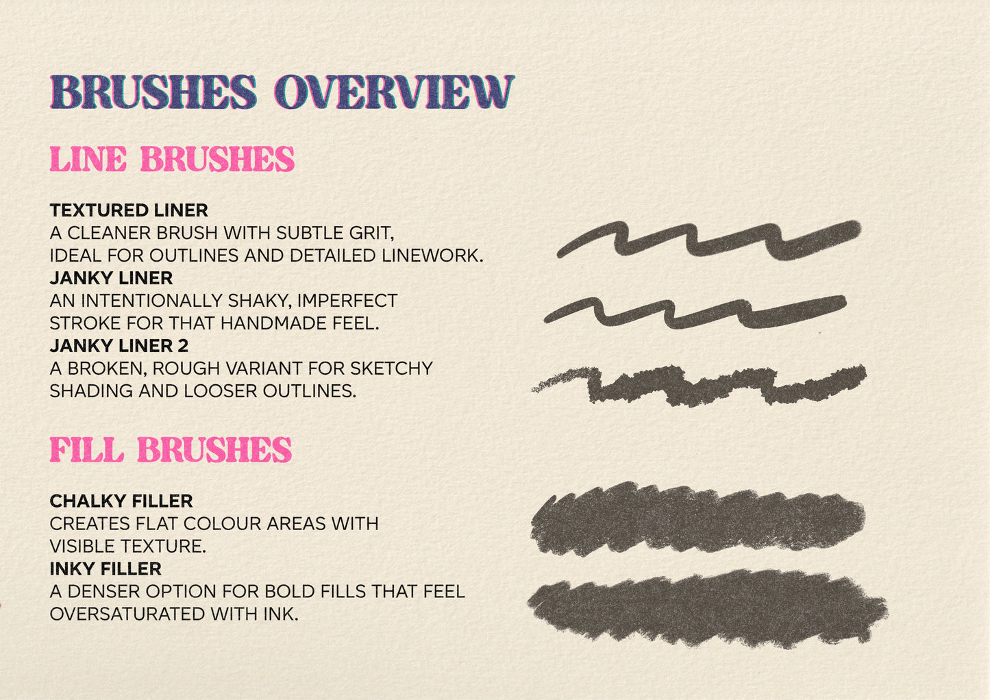 Rebus Riso Kit – Procreate Brushes & Templates for Risograph Effects